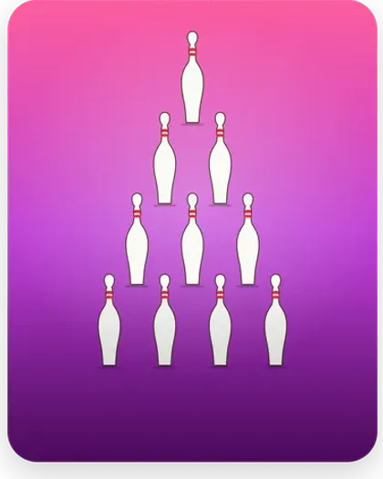 Bowling game tile