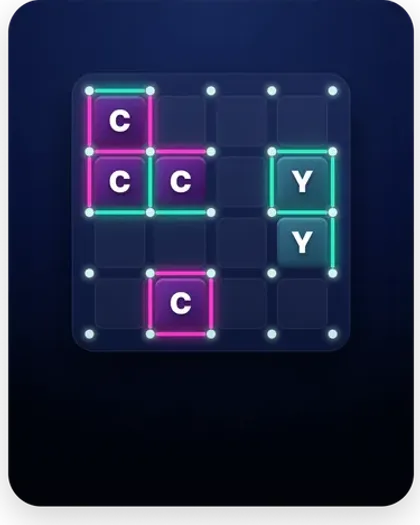 Dots & Boxes game tile