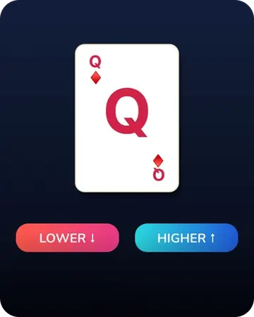 High or Low — free online cards game