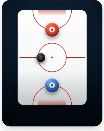 Neon Hockey game tile