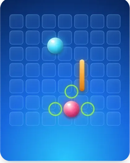 Wall Path game tile